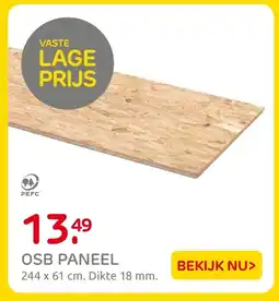 Praxis OSB Paneel aanbieding