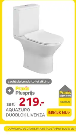 Praxis Aquazuro Duoblok livenza aanbieding