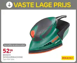 Praxis Bosch schuurmachine aanbieding