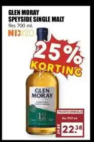 MCD Supermarkt GLEN MORAY SPEYSIDE SINGLE MALT aanbieding