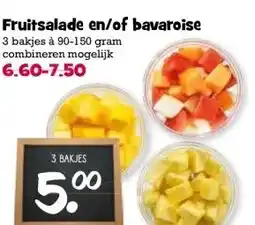 Boon`s Markt Fruitsalade en/of bavaroise aanbieding