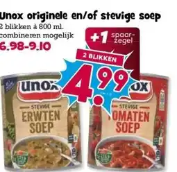 Boon`s Markt Unox originele en/of stevige soep aanbieding