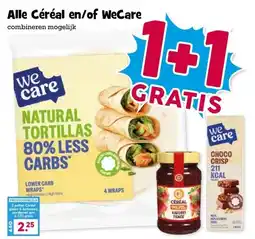 Boon`s Markt Alle Céréal en/of WeCare aanbieding