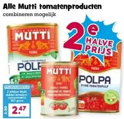 Boon`s Markt Alle Mutti tomatenproducten aanbieding