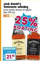 Boon`s Markt Jack Daniel's Tennessee whiskey aanbieding
