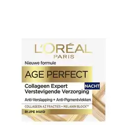 Trekpleister L'Oréal Paris Age Perfect Collageen Expert Verstevigende Nachtcrème aanbieding