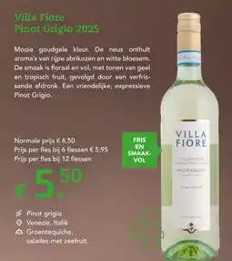 Henri Bloem Villa Fiore Pinot Grigio 2025 aanbieding