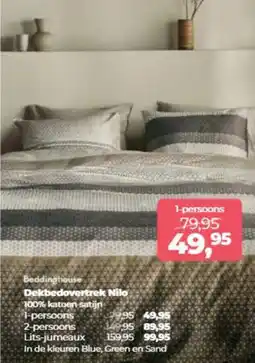 Linolux Beddinghouse Dekbedovertrek Nilo aanbieding