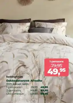 Linolux Beddinghouse Dekbedovertrek Afrodite aanbieding