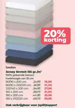 Linolux Linolux Jersey Stretch 155 gr./m² aanbieding