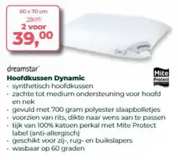Linolux Hoofdkussen Dynamic aanbieding