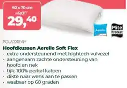Linolux Hoofdkussen Aerelle Soft Flex aanbieding