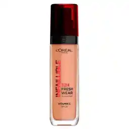 Trekpleister L'Oréal Paris Infaillible 300 Amber SPF25 32H Fresh Wear Foundation aanbieding