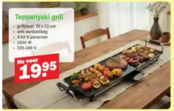Van Cranenbroek Teppanyaki grill aanbieding