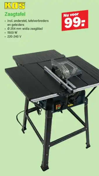 KOS Zaagtafel