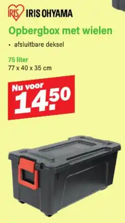 Van Cranenbroek Iris ohyama Opbergbox met wielen aanbieding