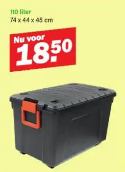 Van Cranenbroek Iris ohyama Opbergbox met wielen aanbieding