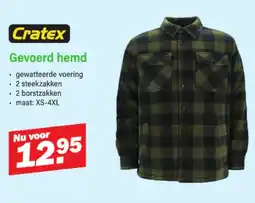 Van Cranenbroek Cratex Gevoerd hemd aanbieding