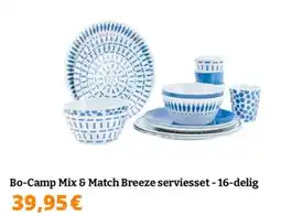 Obelink Bo-Camp Mix & Match Breeze serviesset aanbieding