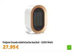 Obelink Vulpes Goods elektrische kachel 1200 Watt 27,95€ aanbieding
