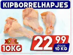 Özbaktat Supermarkt Kippenbouten kipborrelhapjes aanbieding