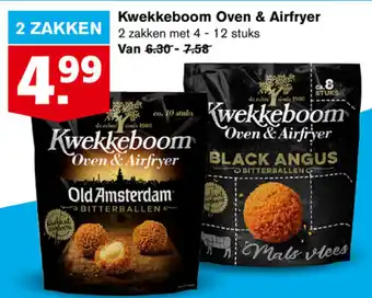 Hoogvliet Kwekkeboom Oven of Airfryer snacks 2*4-12st aanbieding