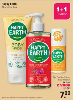 De Online Drogist Happy Earth aanbieding