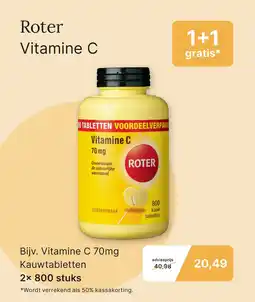 De Online Drogist Roter Vitamine C aanbieding