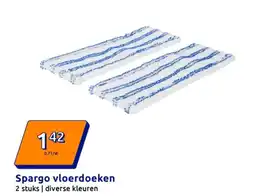 Action Spargo vloerdoeken aanbieding