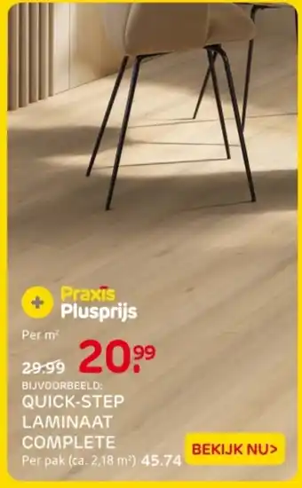 Praxis Quick Step laminaat complete aanbieding