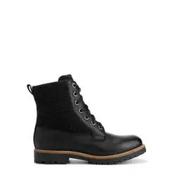 ANWB Travelin' Folge Dames Veterboots Wol/Vilt Zwart aanbieding