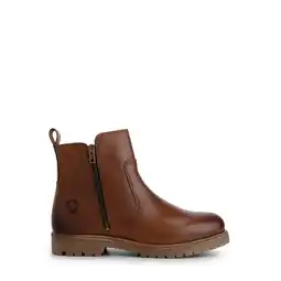 ANWB Travelin' Karup Dames Enkellaarzen Gevoerd Cognac aanbieding