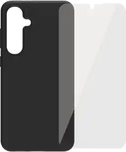 Coolblue BlueBuilt Samsung Galaxy S24 FE Back Cover Zwart + Screenprotector Glas aanbieding