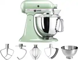 Coolblue KitchenAid Artisan Mixer 5KSM175PS Pistache aanbieding