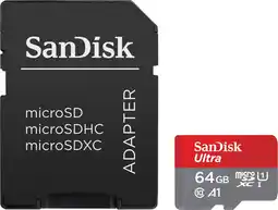 Coolblue SanDisk MicroSDXC Ultra 64GB aanbieding