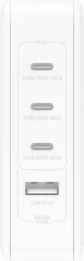 Coolblue Belkin 140W Oplader 4 Poorten aanbieding