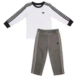 Foot Locker Adidas Adicolor 3-stripes Trainingspakken Baby - Wit - Maat 69 - 74 CM - Katoen Keperbinding aanbieding