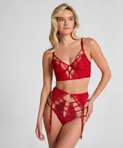 Hunkemoller Hunkemöller Jarretelgordel Noeki Rood aanbieding