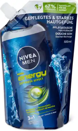 De Online Drogist Nivea Men Energy 3-in-1 Douchegel Navulling aanbieding