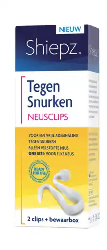 De Online Drogist Shiepz Tegen Snurken Neusclips aanbieding