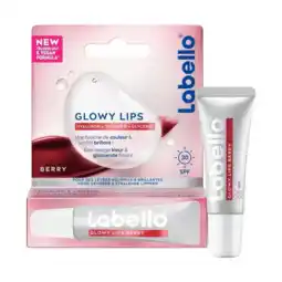De Online Drogist Labello Glowy Lips Berry SPF30 aanbieding