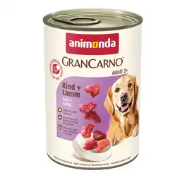 Zooplus animonda GranCarno Original 12/24 x 400 g - Rund & Lam aanbieding