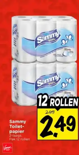 Vomar Voordeelmarkt Sammy Toilet papier aanbieding