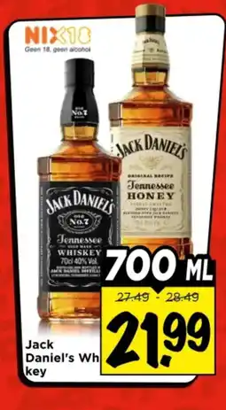 Vomar Voordeelmarkt Jack Daniel's Whiskey aanbieding