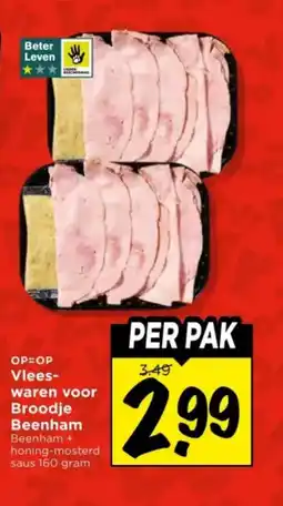 Vomar Voordeelmarkt Vlees waren voor Broodje aanbieding