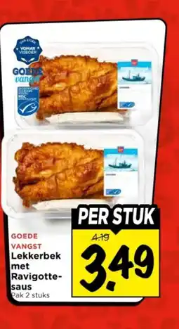 Vomar Voordeelmarkt Lekkerbek met Ravigotte saus aanbieding