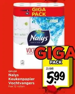 Vomar Voordeelmarkt Nalys Keukenpapier Vochtvangers aanbieding
