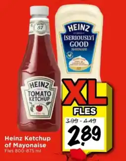 Vomar Voordeelmarkt Heinz Ketchup of Mayonaise aanbieding