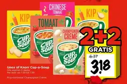 Vomar Voordeelmarkt Unox of Knorr Cup a Soup aanbieding