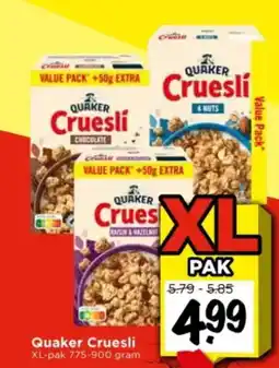 Vomar Voordeelmarkt Quaker Cruesli aanbieding